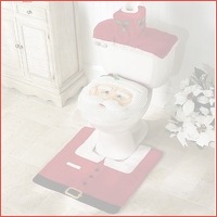 Kerstman toilet set