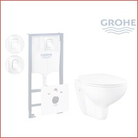 Grohe Bau complete hangtoiletset met sof..