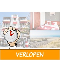 Hotelovernachting + ontbijt + fles wijn voor 2 aan zee