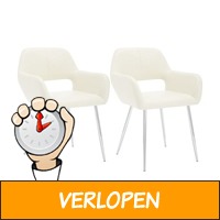 2 x vidaXL eetkamerstoelen