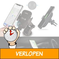 Veho Smartphone autohouder met draadloze oplader