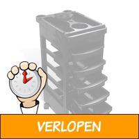 Kappers trolley met wielen