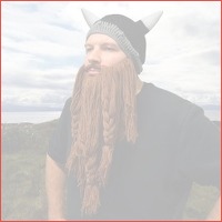 Viking muts met baard