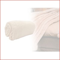 Fleece deken - Beige - 150 x 200 cm