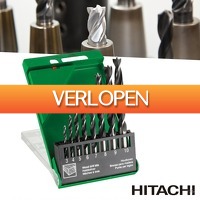 Wilpe.com - Tools: 8-delige Hitachi Hikoki hout spiraalboren