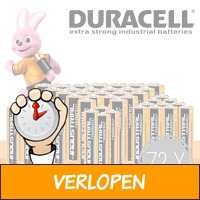 72 x Duracell Industrial batterijen