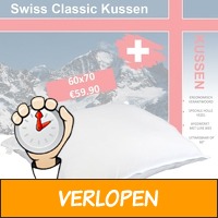 Swiss Classic hoofdkussen