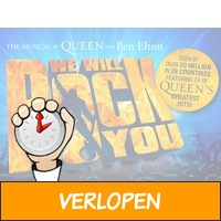 Ticket voor de spectaculaire musical We Will Rock You!