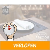 4-pack lederen placemats