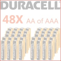 48 x Duracell Industrial batterijen