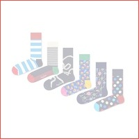 Veiling: 6 paar Happy Socks (maat 41 - 4..