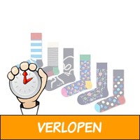 Veiling: 6 paar Happy Socks (maat 41 - 46)