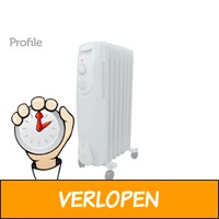 Profile Oliegevulde Mobiele Radiator - Fogo Midi