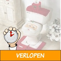 Kerstman toilet set