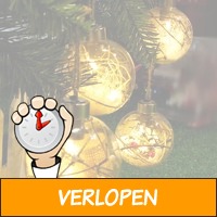 Kerstbal met LED verlichting