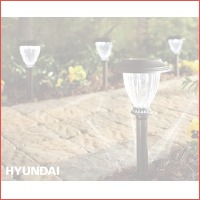 4-delige Hyundai Solar XL tuinlampenset