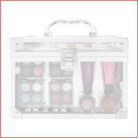 Make-up set doorzichtige koffer