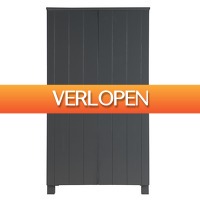 Karwei.nl: WOOOD kast Dennis grenen staalgrijs 202 x 111 x 55 cm