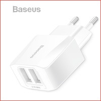 Baseus dual USB oplader