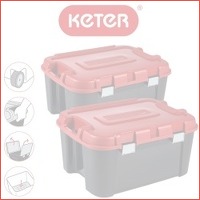 2 x Keter opbergbox Totem