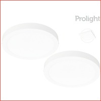 2 x Prolight LED plafondlamp Villo