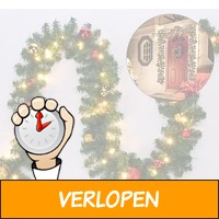 Kerstslinger met verlichting