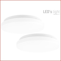 2 x LED's Light LED-plafonniere