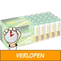 GP Batteries 15 A Super Alkaline 40x AA Multipack