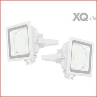 2 x XQ-lite LED Floodlight met PIR-senso..