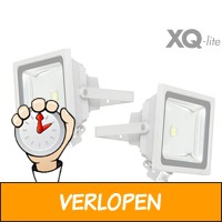 2 x XQ-lite LED Floodlight met PIR-sensor