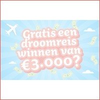 Gratis kans op een droomreis t.w.v. 3,00..