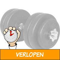 Dumbellset 30 kg Kunststof