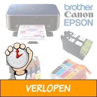 Cartridges voor Brother, Canon en Epson printers