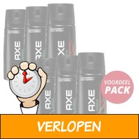 6 x Axe deospray Africa voordeelverpakking