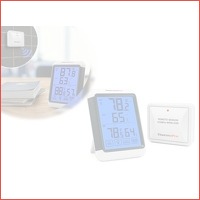 Digitale thermometer en hygrometer