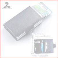 PU lederen cardprotector