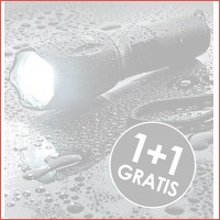 2-pack waterdichte LED zaklamp