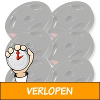 Voordeelbundel 30 kg (6 x 5 kg) halterschijven Gripper ..