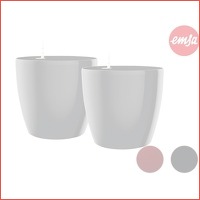 2 x Emsa Casa Brilliant planter