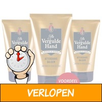 3 x De Vergulde Hand aftershave balsem