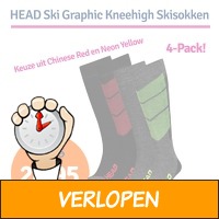 HEAD Ski Graphic Kneehigh 4 paar