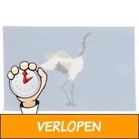 Badmat met kraanvogel