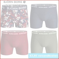 4 Bjorn Borg boxers WINTER FLOWERS