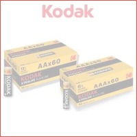 60x Kodak Xtralife Alkaline batterijen