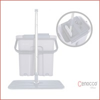 Cenocco Vlakke Mop met Emmer