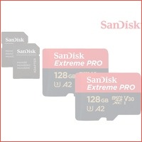 2 x SanDisk Extreme Pro microSDXC 128 GB