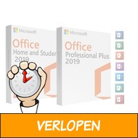 Microsoft Office 2016/2019 Thuis en student of Professi..