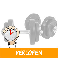 Dumbellset 20 kg Kunststof