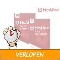 Voucher: McAfee Total Protection 24 maanden | 10 appara..