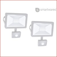 2 x Smartwares 20 Watt LED Floodlight